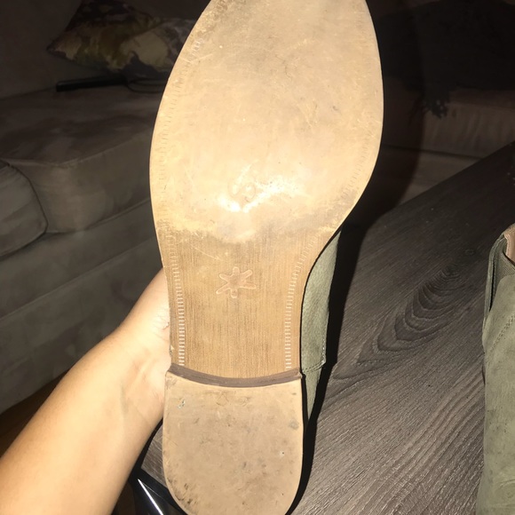 Green suede loafers - Picture 3 of 3